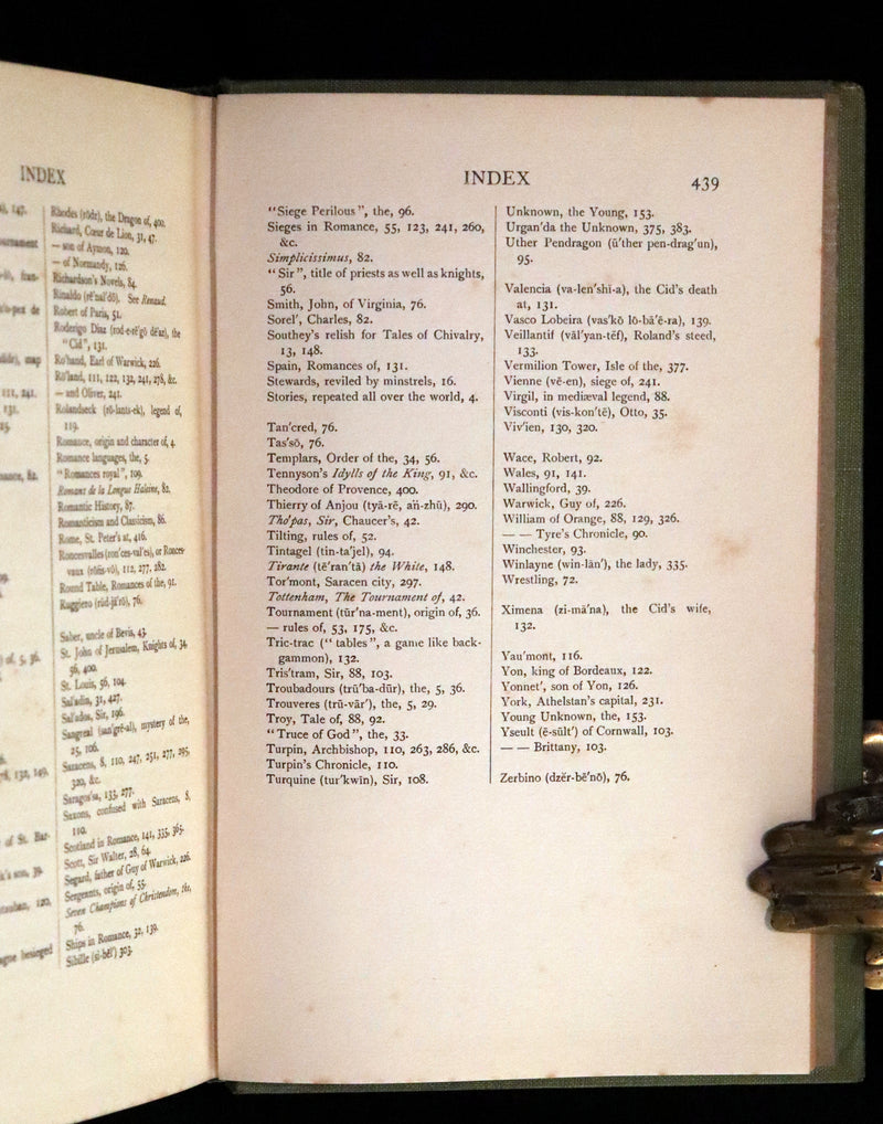 1912 Rare Book - ROMANCE and LEGEND of CHIVALRY by A. R. Hope Moncrieff.