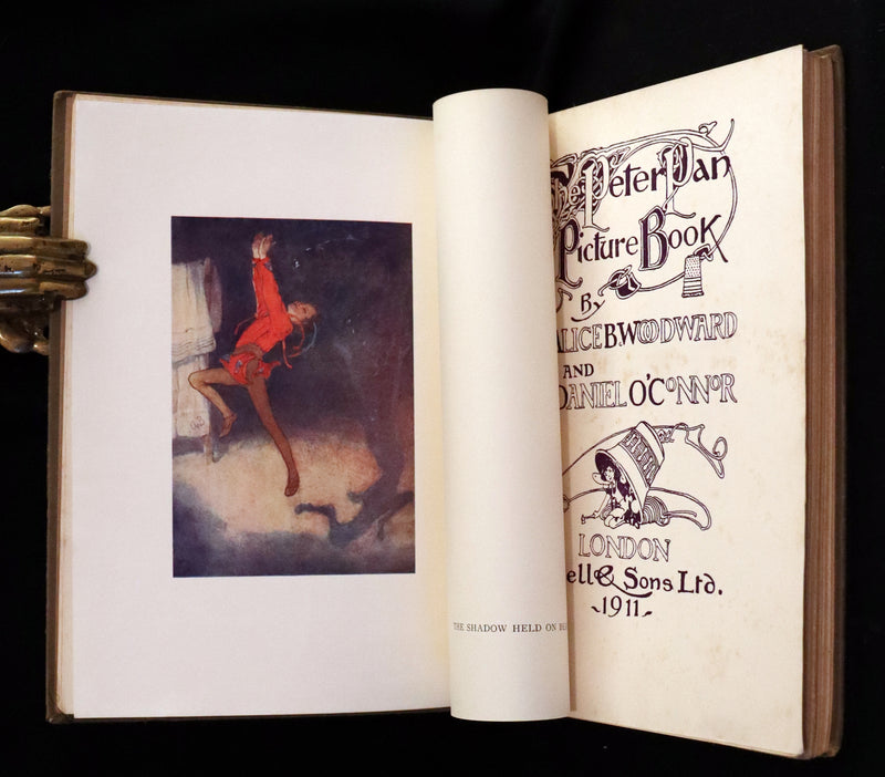 1911 Rare Book  - The Peter Pan Picture Book by Alice B. Woodward and Daniel O'Connor.