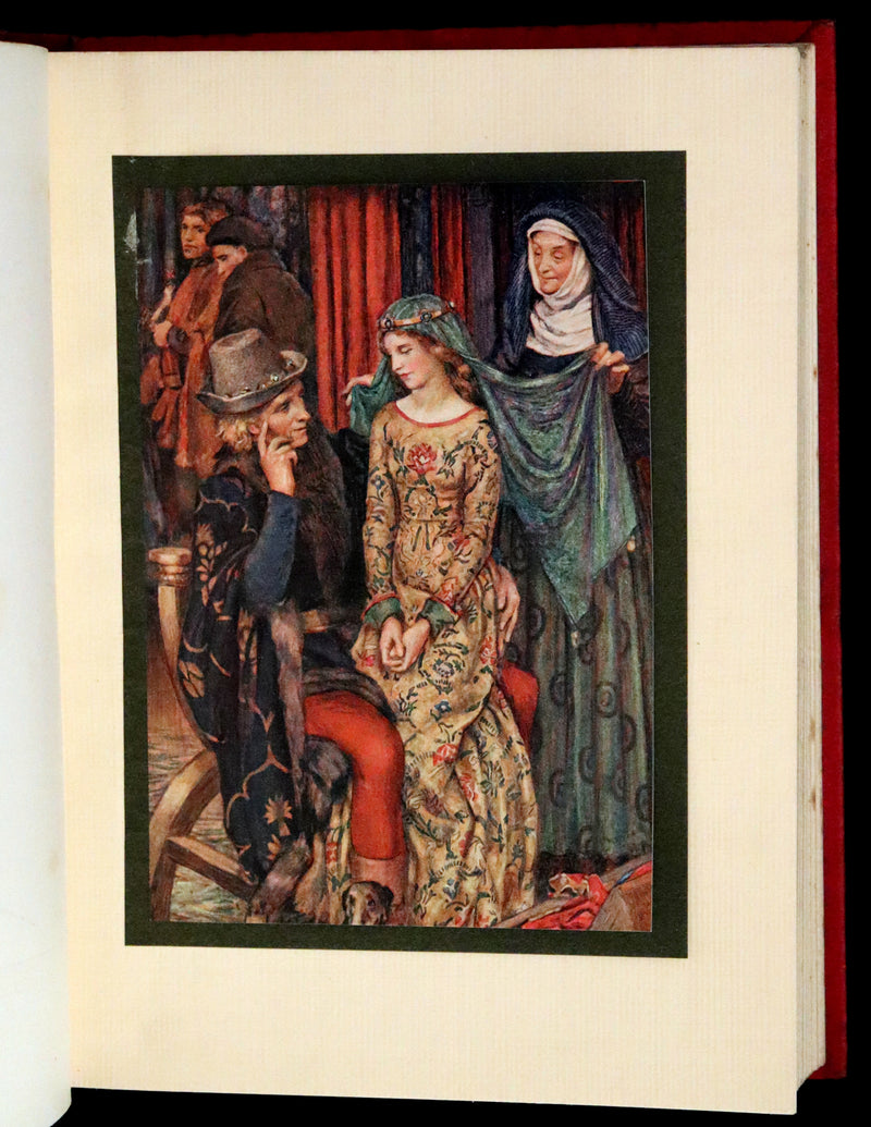 1911 Rare Edition Illustrated by Pre-Raphaelite Eleanor Fortescue Brickdale - Idylls of the  King Arthur.