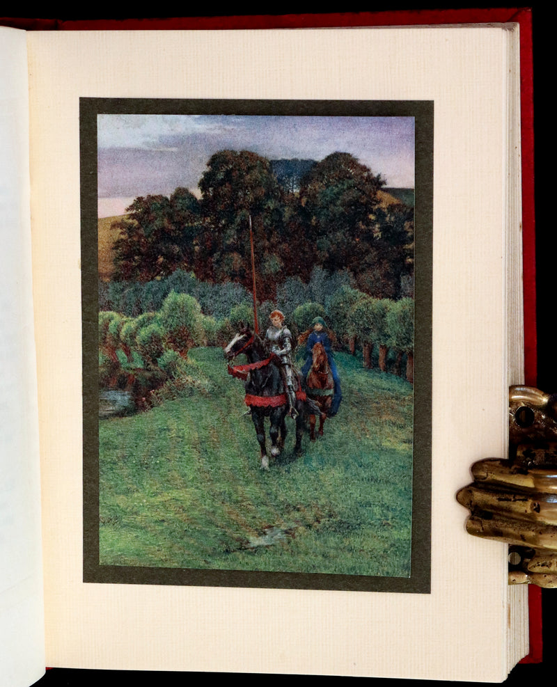 1911 Rare Edition Illustrated by Pre-Raphaelite Eleanor Fortescue Brickdale - Idylls of the  King Arthur.