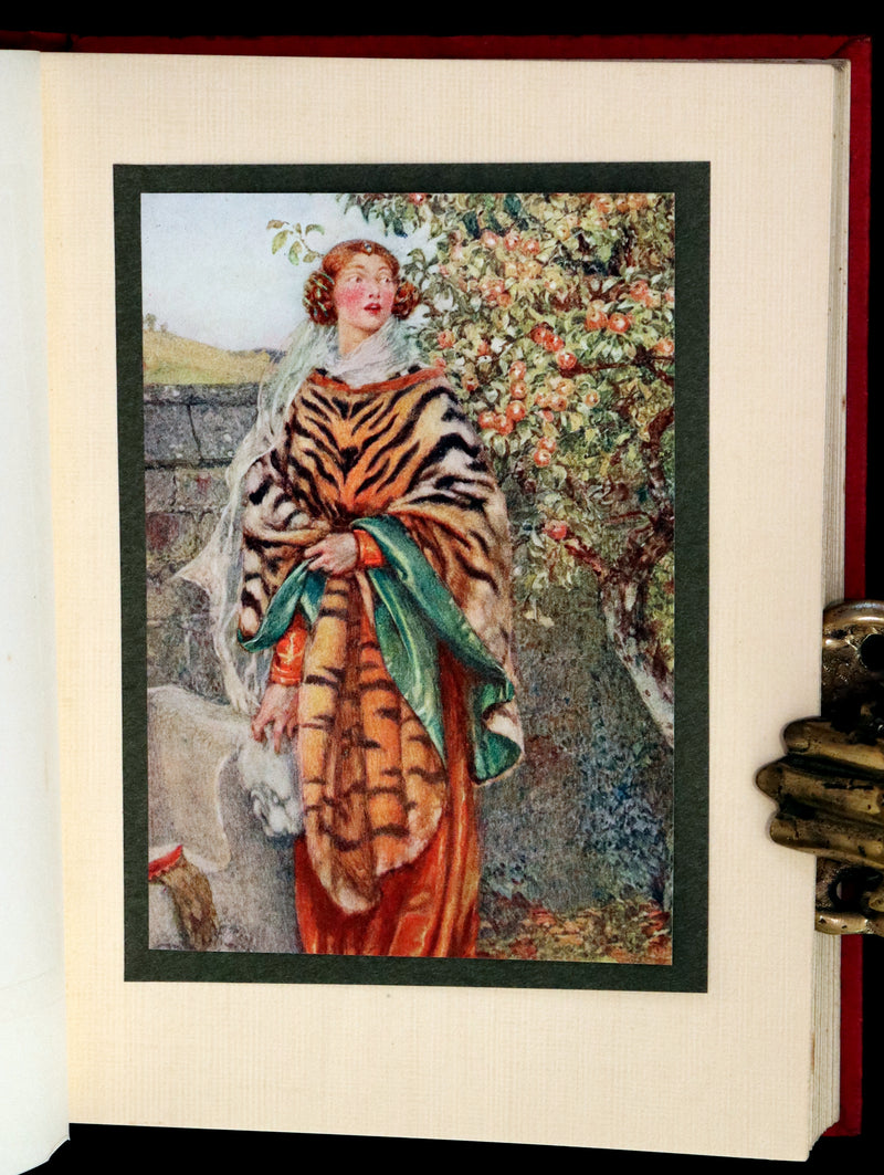 1911 Rare Edition Illustrated by Pre-Raphaelite Eleanor Fortescue Brickdale - Idylls of the  King Arthur.