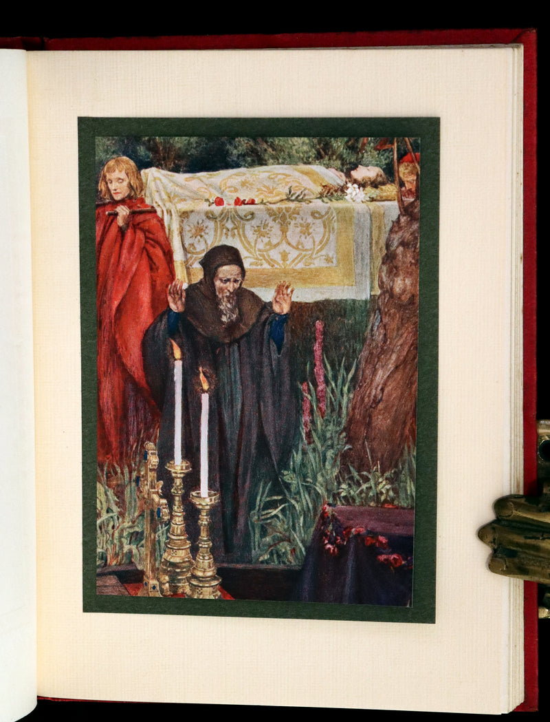 1911 Rare Edition Illustrated by Pre-Raphaelite Eleanor Fortescue Brickdale - Idylls of the  King Arthur.