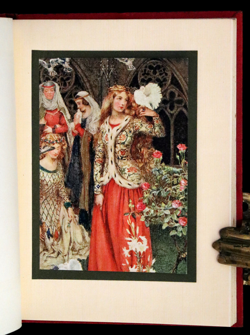 1911 Rare Edition Illustrated by Pre-Raphaelite Eleanor Fortescue Brickdale - Idylls of the  King Arthur.