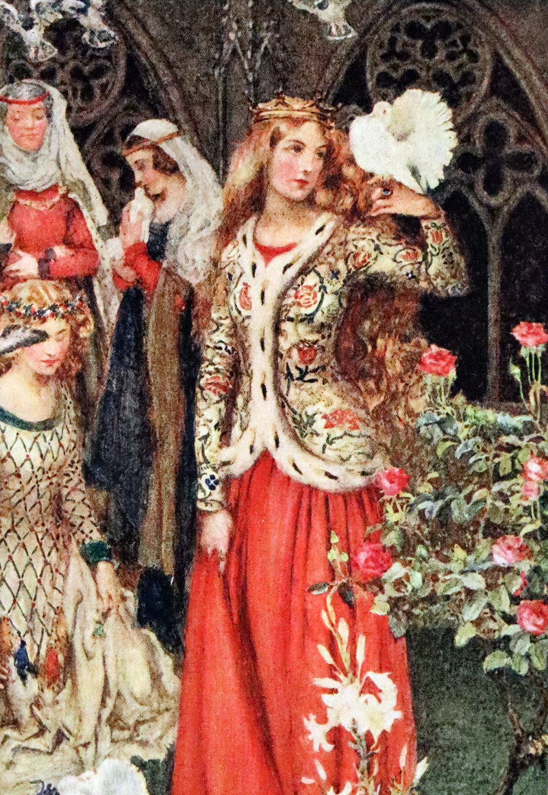 1911 Rare Edition Illustrated by Pre-Raphaelite Eleanor Fortescue Brickdale - Idylls of the  King Arthur.