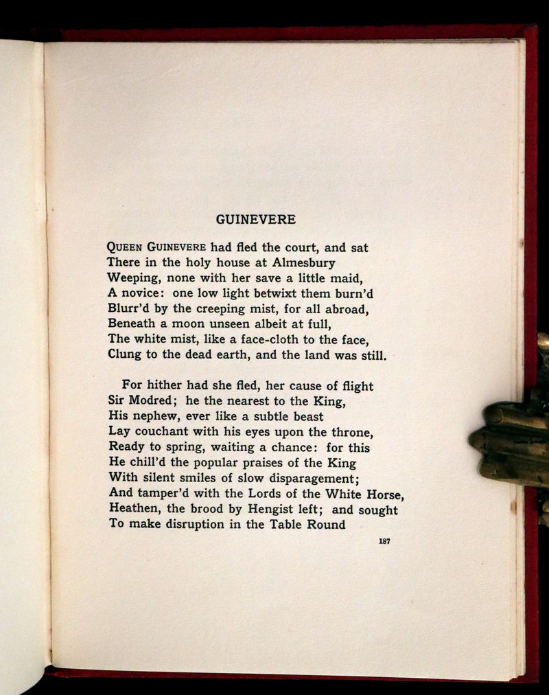 1911 Rare Edition Illustrated by Pre-Raphaelite Eleanor Fortescue Brickdale - Idylls of the  King Arthur.