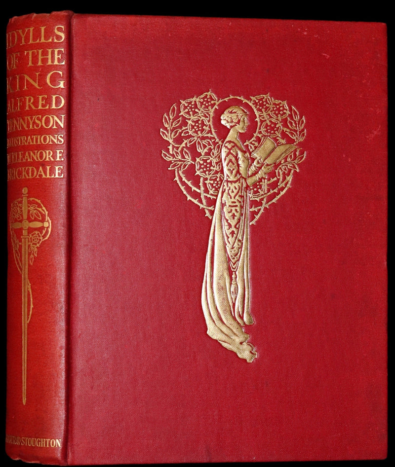 1911 Rare Edition Illustrated by Pre-Raphaelite Eleanor Fortescue Brickdale - Idylls of the  King Arthur.