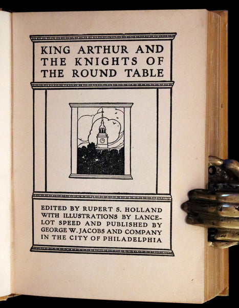 1919 Rare First Illustrated Edition by Lancelot Speed - King Arthur & the Knights of the Round Table.