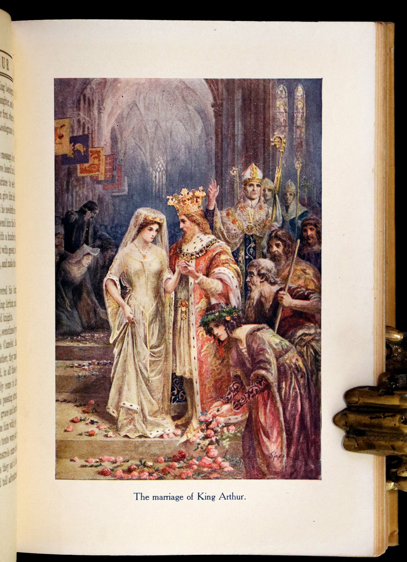 1919 Rare First Illustrated Edition by Lancelot Speed - King Arthur & the Knights of the Round Table.