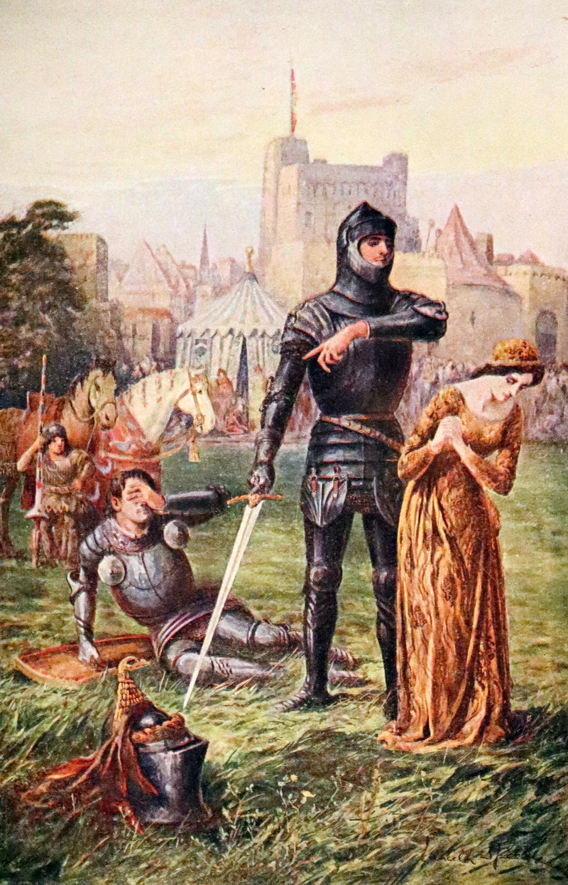 1919 Rare First Illustrated Edition by Lancelot Speed - King Arthur & the Knights of the Round Table.