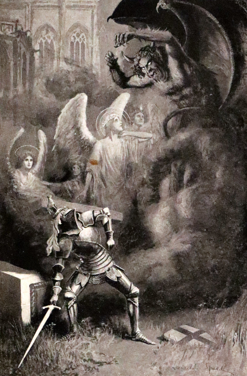 1919 Rare First Illustrated Edition by Lancelot Speed - King Arthur & the Knights of the Round Table.