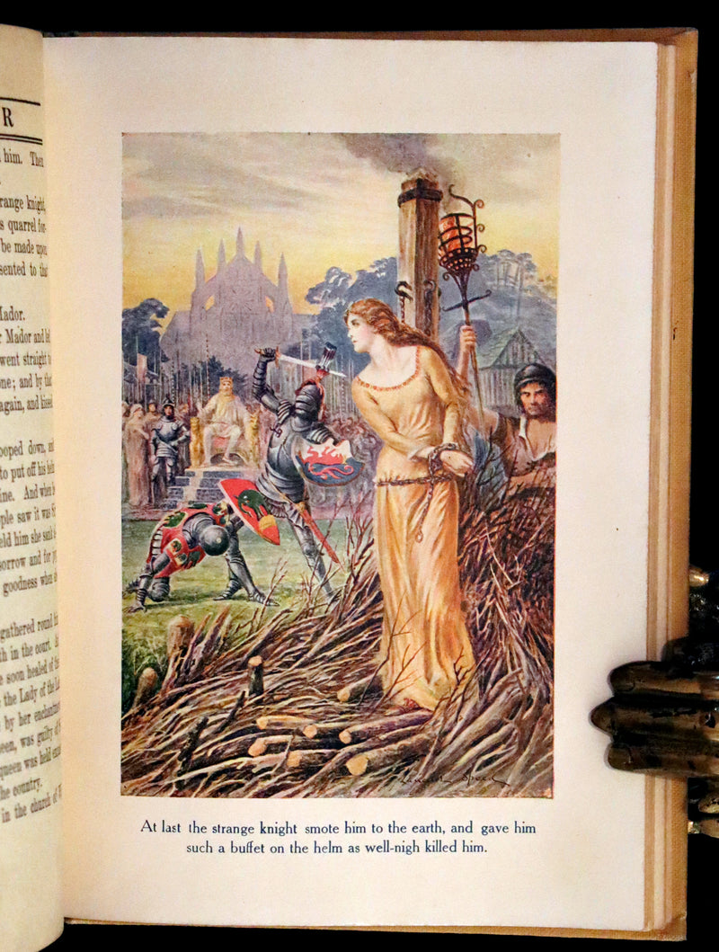 1919 Rare First Illustrated Edition by Lancelot Speed - King Arthur & the Knights of the Round Table.
