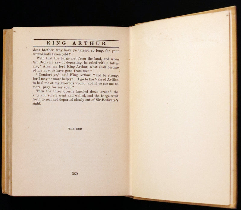 1919 Rare First Illustrated Edition by Lancelot Speed - King Arthur & the Knights of the Round Table.