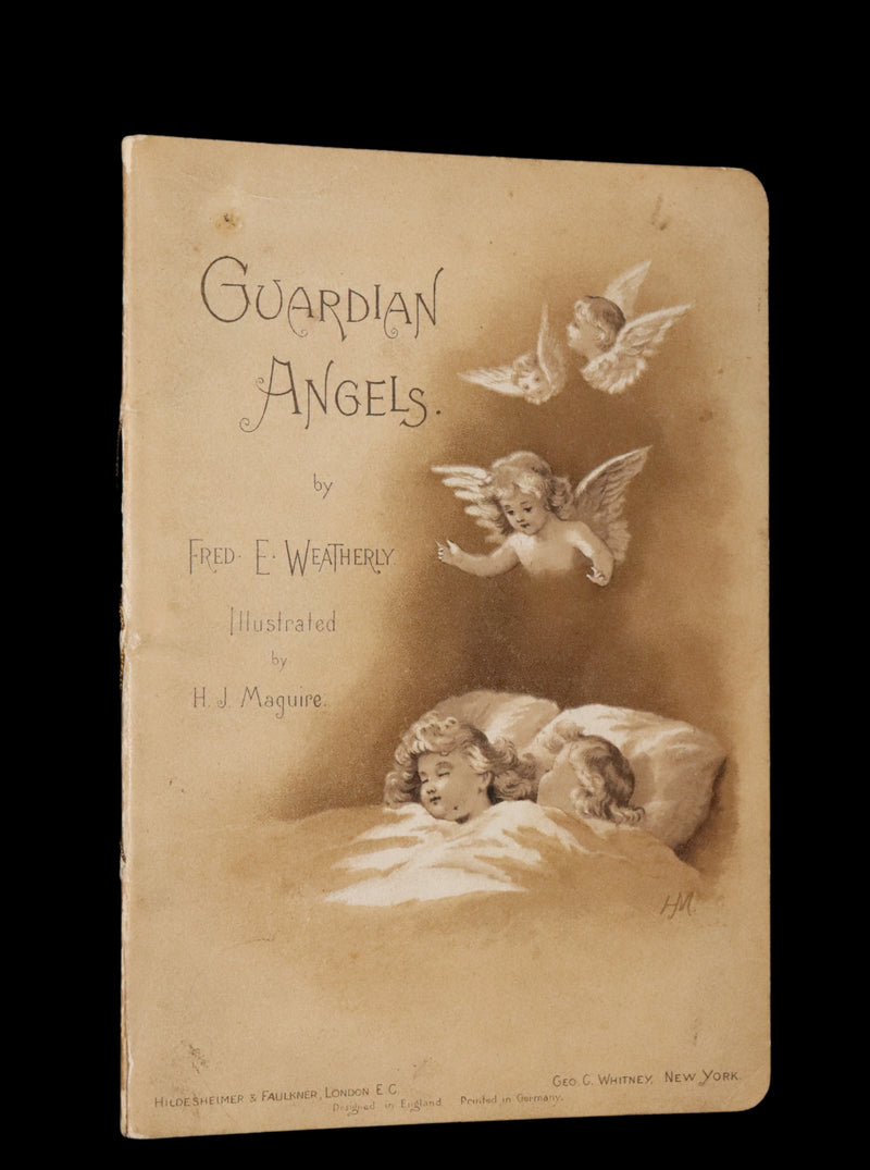 1890 Scarce Victorian Book ~ The Guardian Angels by F. E. Weatherly, Illustrated by H. J. Maguire.