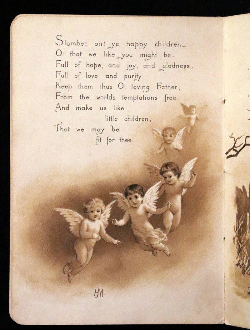 1890 Scarce Victorian Book ~ The Guardian Angels by F. E. Weatherly, Illustrated by H. J. Maguire.