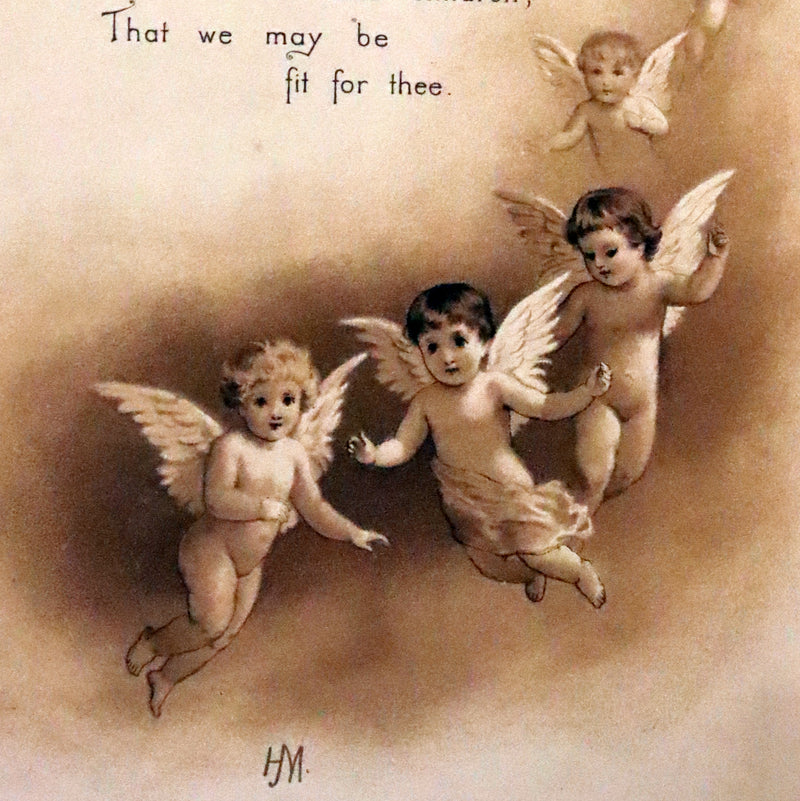 1890 Scarce Victorian Book ~ The Guardian Angels by F. E. Weatherly, Illustrated by H. J. Maguire.