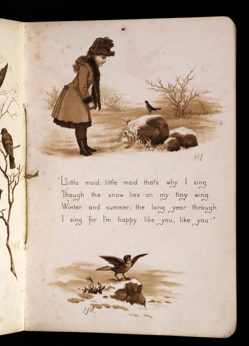 1890 Scarce Victorian Book ~ The Guardian Angels by F. E. Weatherly, Illustrated by H. J. Maguire.