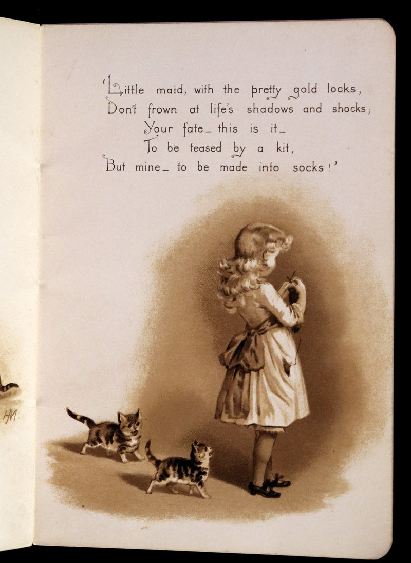 1890 Scarce Victorian Book ~ The Guardian Angels by F. E. Weatherly, Illustrated by H. J. Maguire.