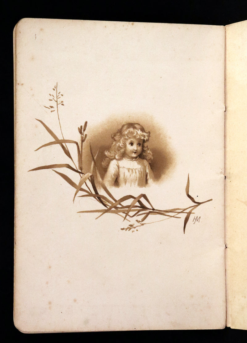 1890 Scarce Victorian Book ~ The Guardian Angels by F. E. Weatherly, Illustrated by H. J. Maguire.
