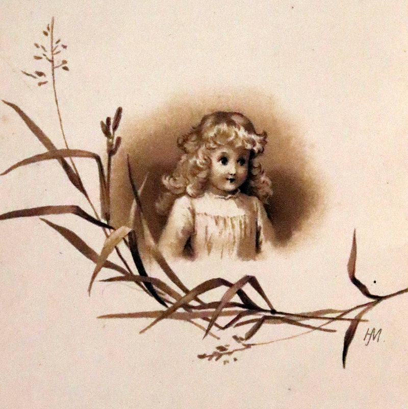 1890 Scarce Victorian Book ~ The Guardian Angels by F. E. Weatherly, Illustrated by H. J. Maguire.