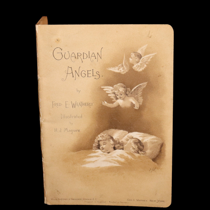 1890 Scarce Victorian Book ~ The Guardian Angels by F. E. Weatherly, Illustrated by H. J. Maguire.