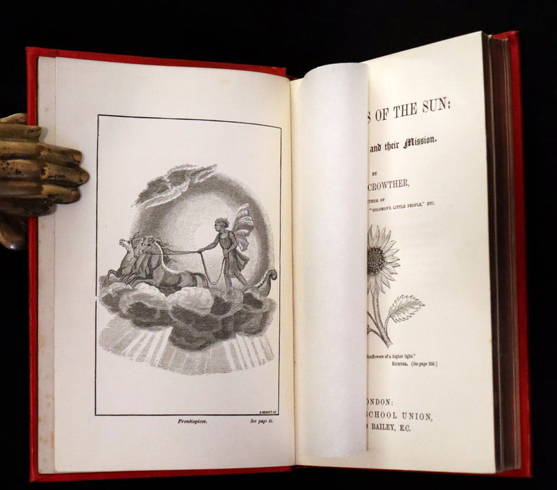 1890 Scarce Victorian Book - The Horses of the Sun, Their Mystery and Their Mission by James Crowther.