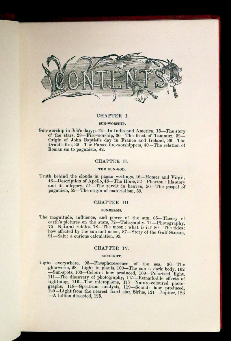 1890 Scarce Victorian Book - The Horses of the Sun, Their Mystery and Their Mission by James Crowther.