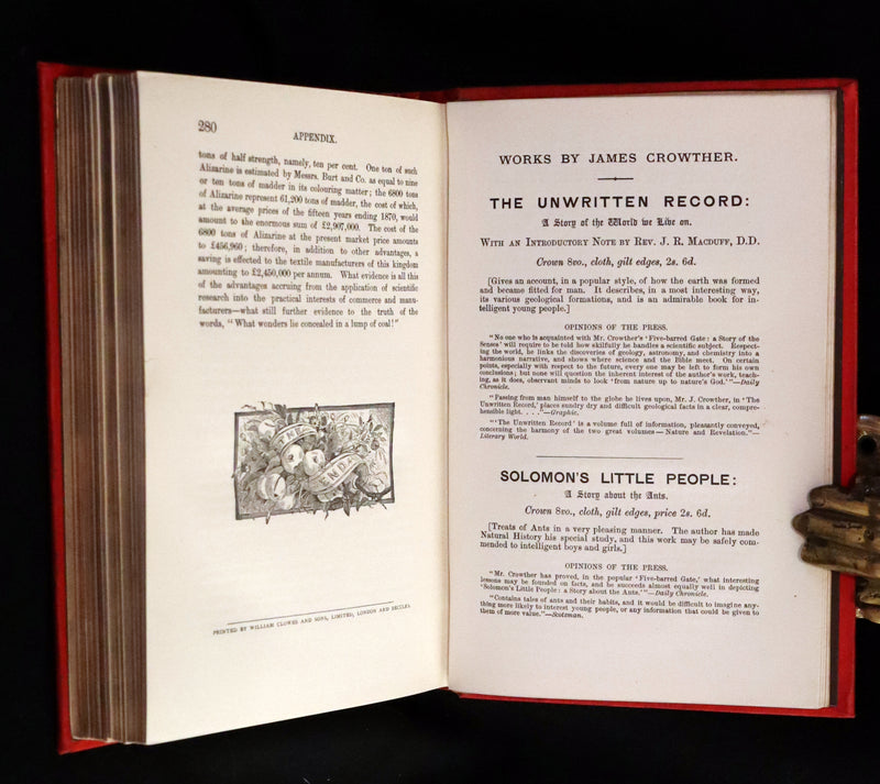 1890 Scarce Victorian Book - The Horses of the Sun, Their Mystery and Their Mission by James Crowther.