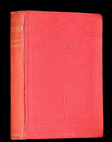 1913 Rare Edition - DRACULA by Bram Stoker, a Gothic Vampire Story.