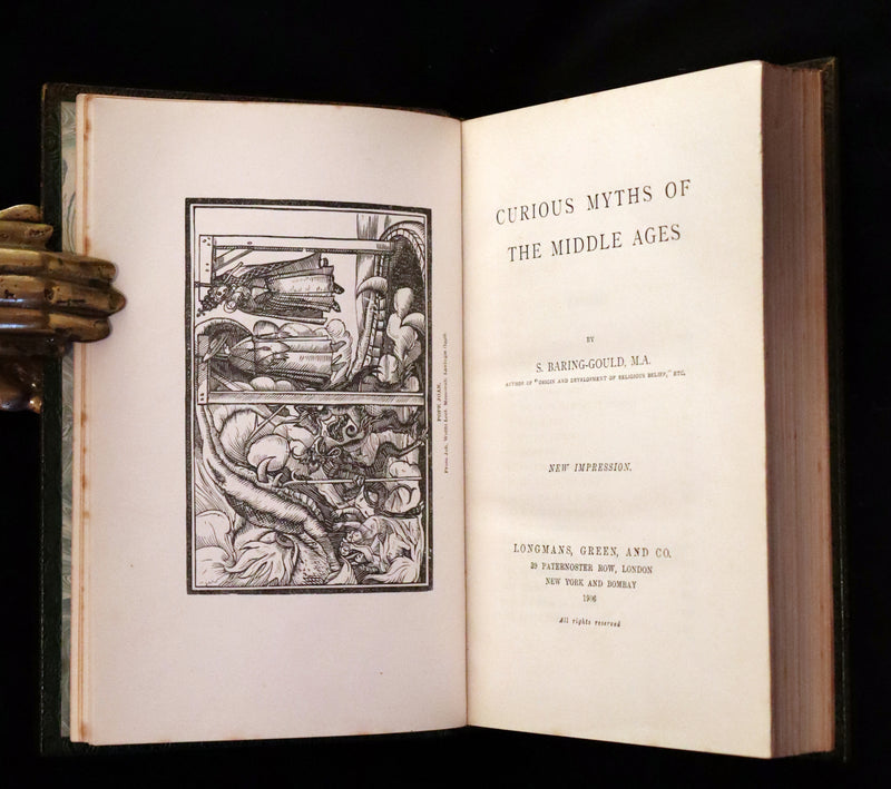 1906 Rare Book - Curious Myths of the Middle Ages by Sabine Baring-Gould.