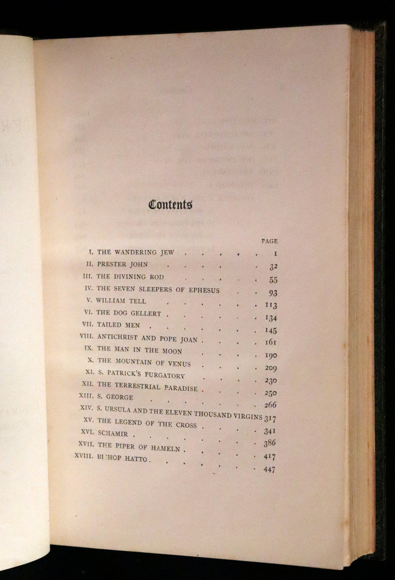 1906 Rare Book - Curious Myths of the Middle Ages by Sabine Baring-Gould.