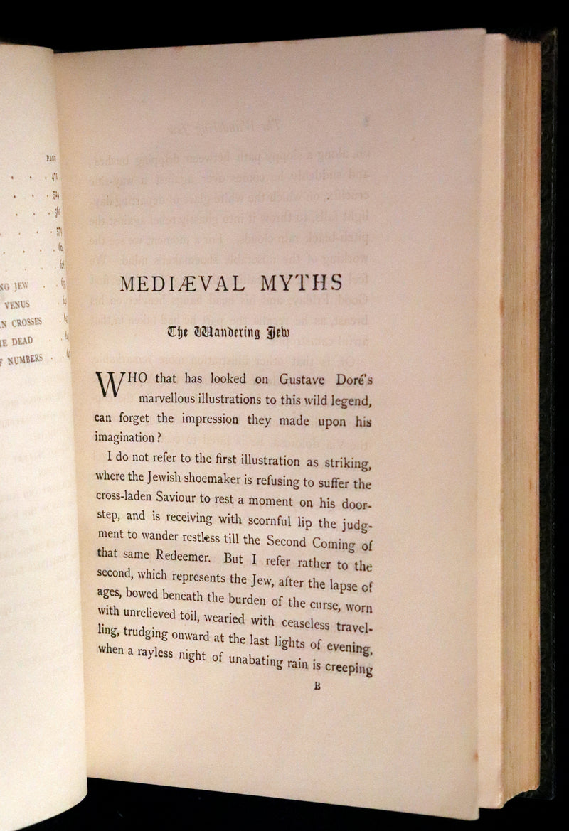 1906 Rare Book - Curious Myths of the Middle Ages by Sabine Baring-Gould.