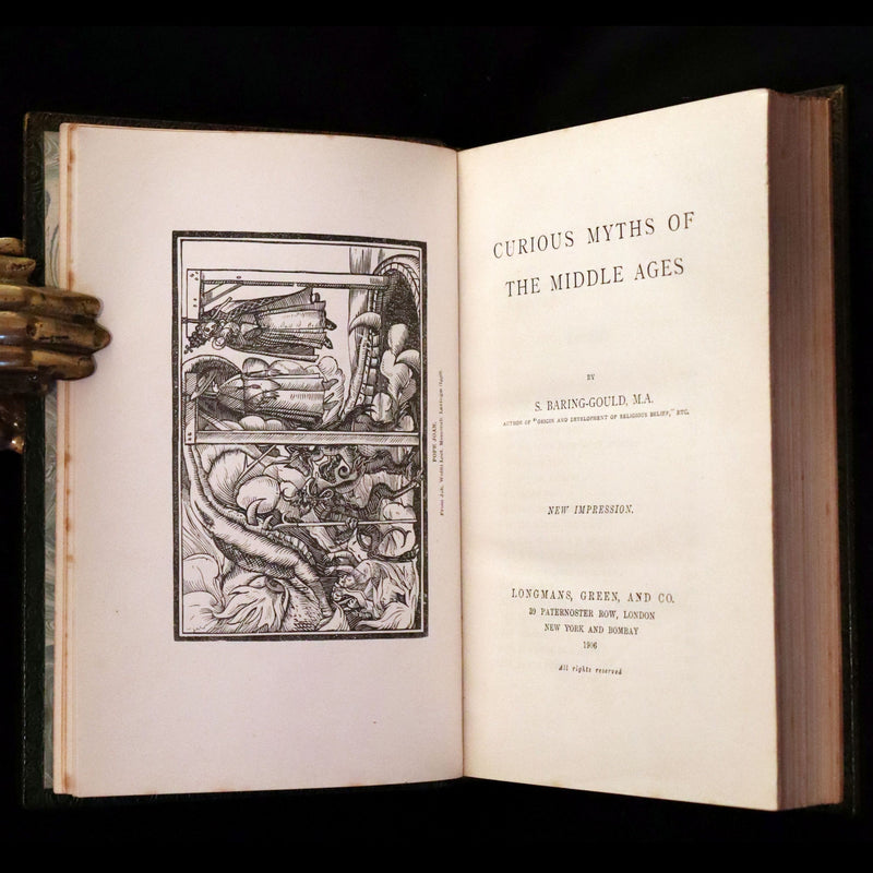 1906 Rare Book - Curious Myths of the Middle Ages by Sabine Baring-Gould.