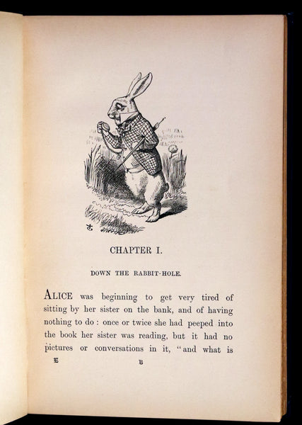 1902 Scarce Edition in Blue - ALICE'S ADVENTURES IN WONDERLAND by Lewis Carroll.