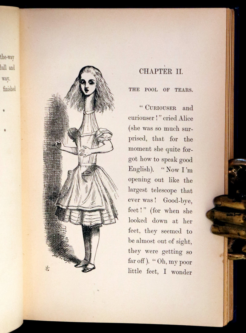 1902 Scarce Edition in Blue - ALICE'S ADVENTURES IN WONDERLAND by Lewis Carroll.