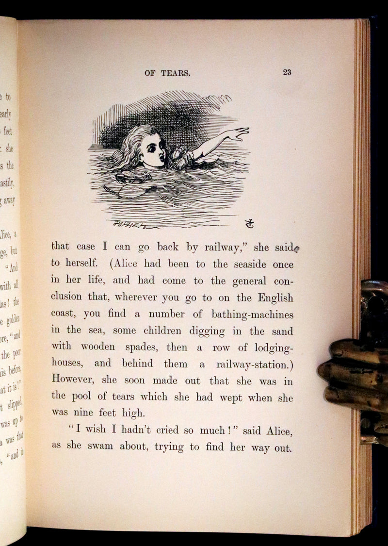 1902 Scarce Edition in Blue - ALICE'S ADVENTURES IN WONDERLAND by Lewis Carroll.