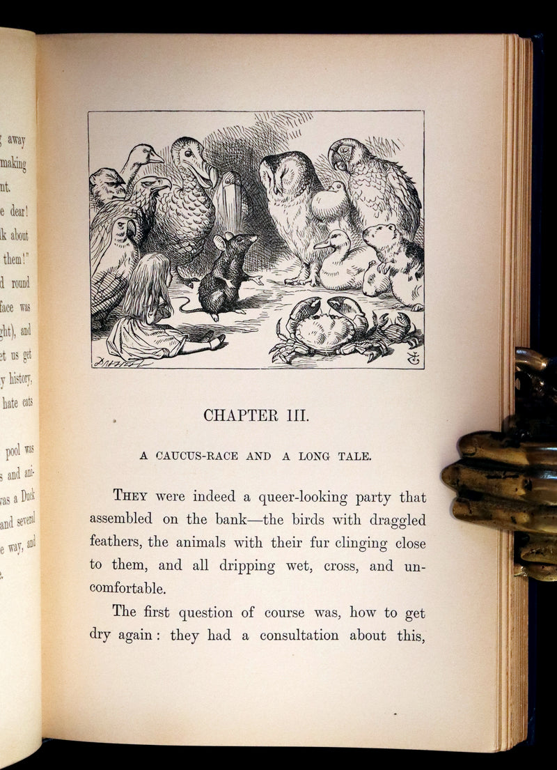 1902 Scarce Edition in Blue - ALICE'S ADVENTURES IN WONDERLAND by Lewis Carroll.