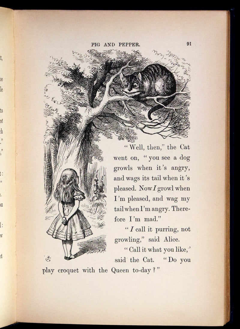 1902 Scarce Edition in Blue - ALICE'S ADVENTURES IN WONDERLAND by Lewis Carroll.
