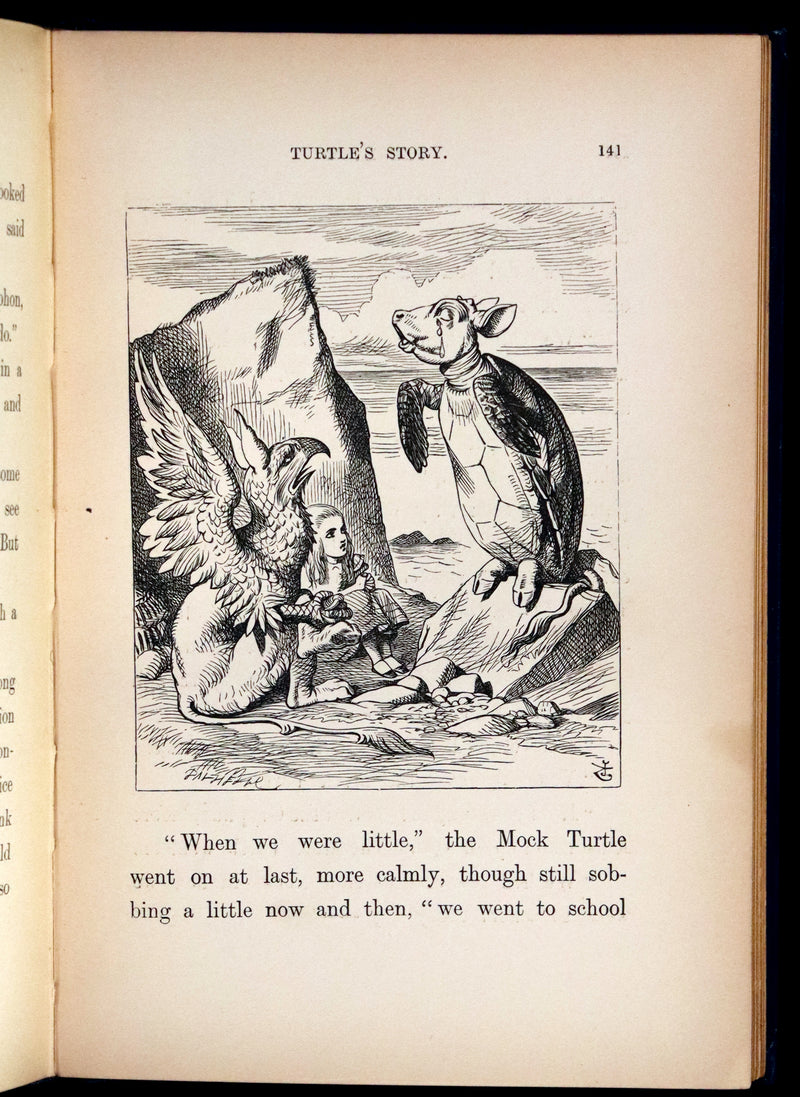 1902 Scarce Edition in Blue - ALICE'S ADVENTURES IN WONDERLAND by Lewis Carroll.