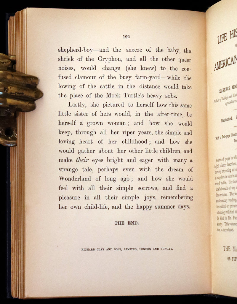 1902 Scarce Edition in Blue - ALICE'S ADVENTURES IN WONDERLAND by Lewis Carroll.