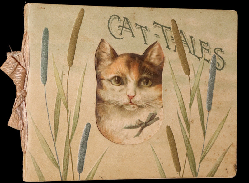 1890 Scarce Victorian Book ~ Cat-Tales, Original Poems by Edward Oxenford.