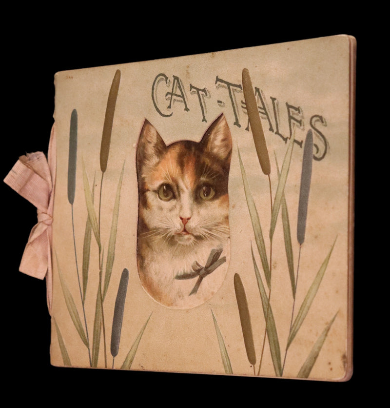 1890 Scarce Victorian Book ~ Cat-Tales, Original Poems by Edward Oxenford.