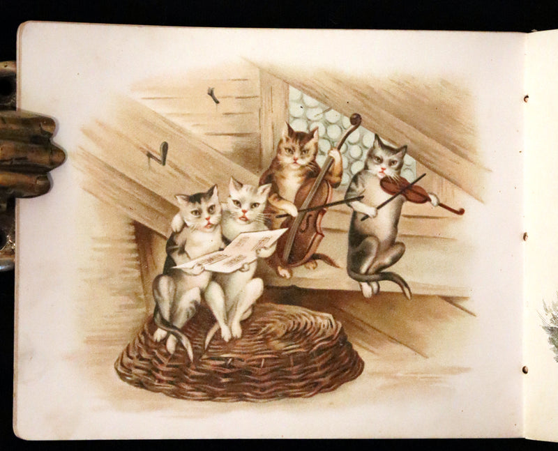 1890 Scarce Victorian Book ~ Cat-Tales, Original Poems by Edward Oxenford.