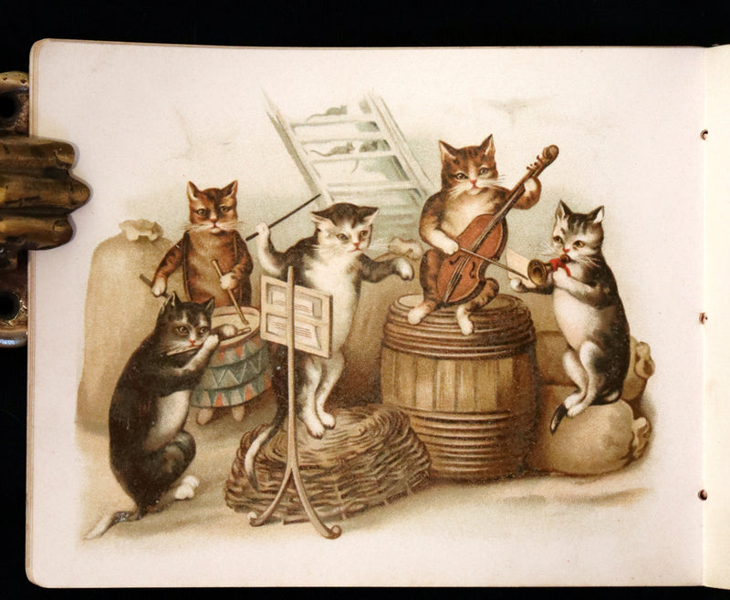 1890 Scarce Victorian Book ~ Cat-Tales, Original Poems by Edward Oxenford.