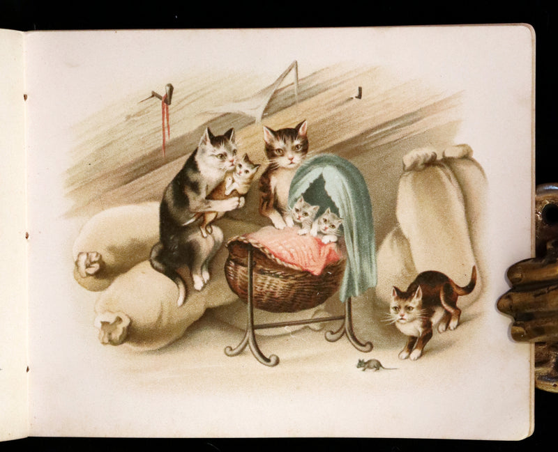 1890 Scarce Victorian Book ~ Cat-Tales, Original Poems by Edward Oxenford.