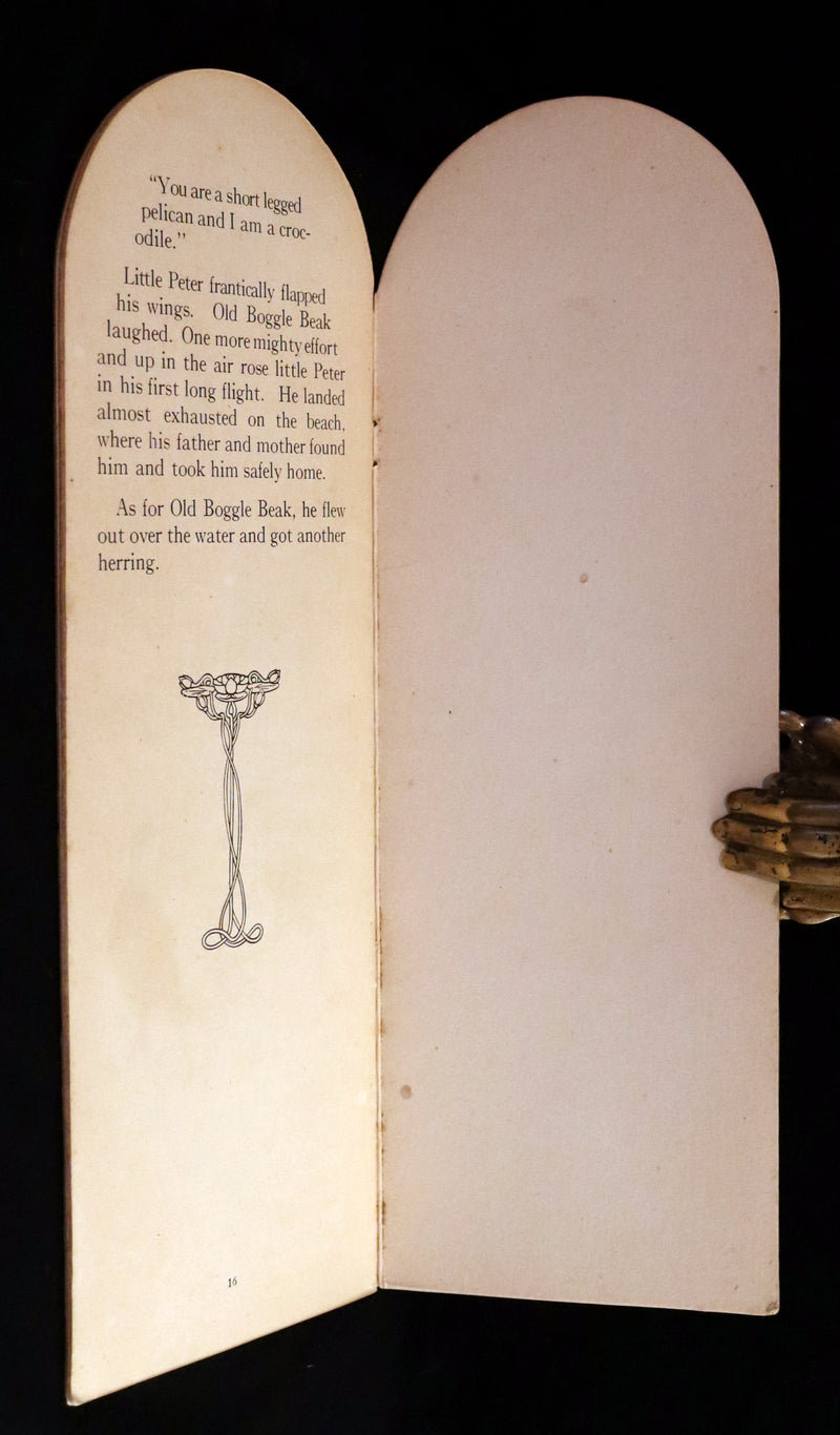 1910 First Edition MotionToy Book ~ Boggle Beak by Jean Woods Finley.