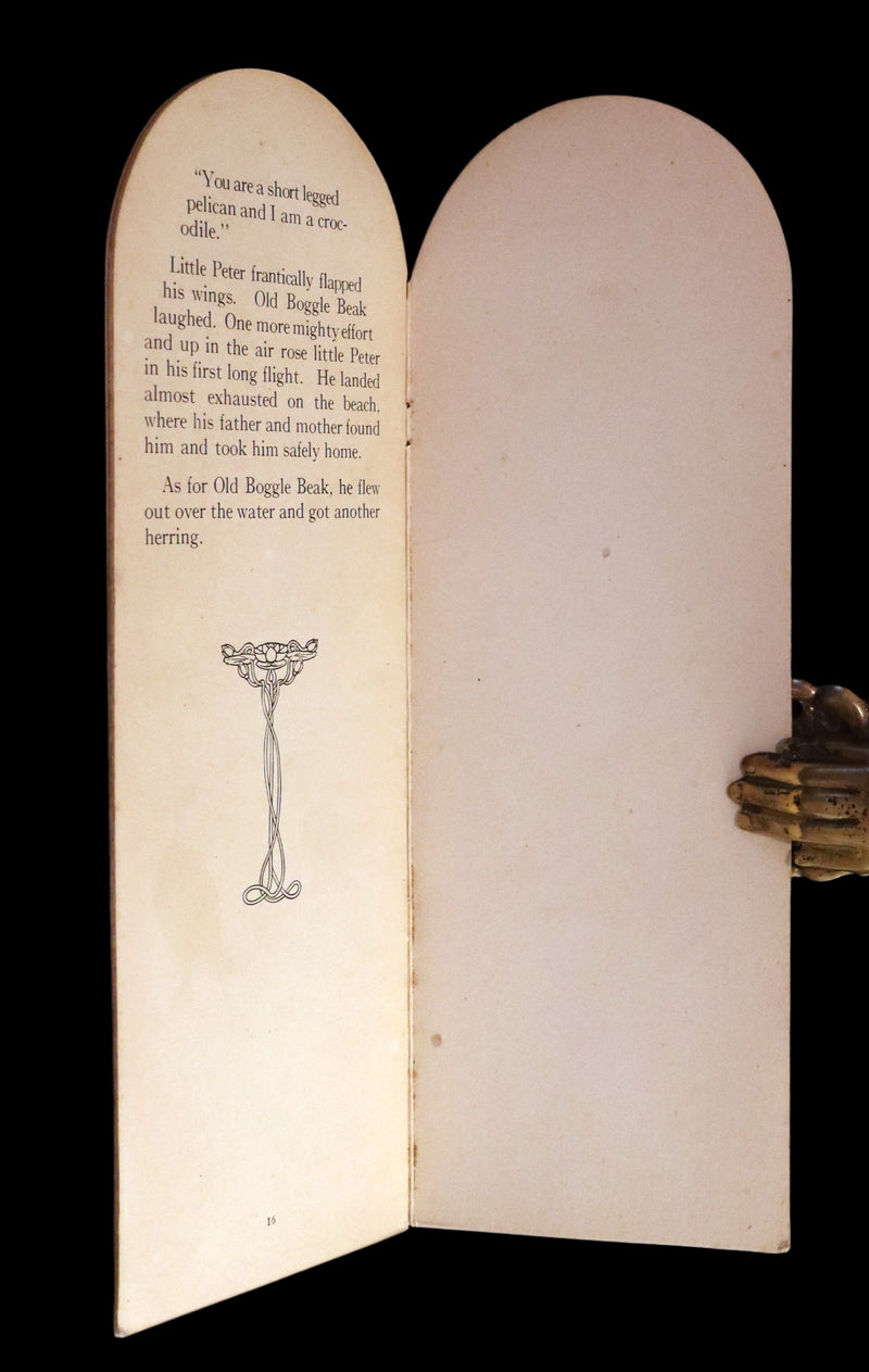 1910 First Edition MotionToy Book ~ Boggle Beak by Jean Woods Finley.