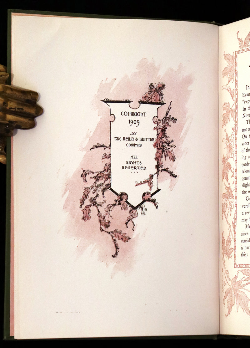 1909 First illustrated Edition by John Rea Neill - Evangeline, A tale of Acadie by Henry Wadsworth Longfellow.