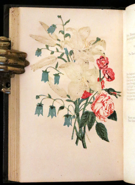1848 Rare Floriography Book ~ Flora's Interpreter and Fortuna Flora by Sarah Josepha Hale.