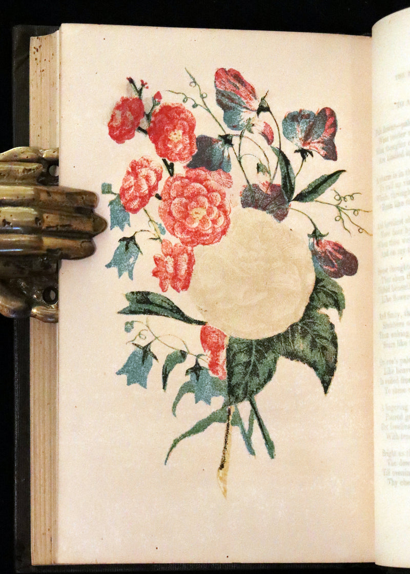 1848 Rare Floriography Book ~ Flora's Interpreter and Fortuna Flora by Sarah Josepha Hale.