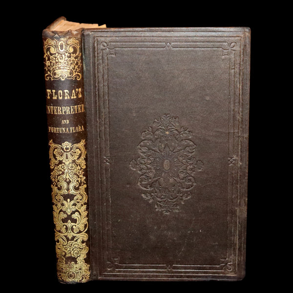 1848 Rare Floriography Book ~ Flora's Interpreter and Fortuna Flora by Sarah Josepha Hale.